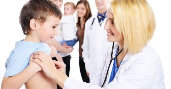 Trattamento del corpo del bambino